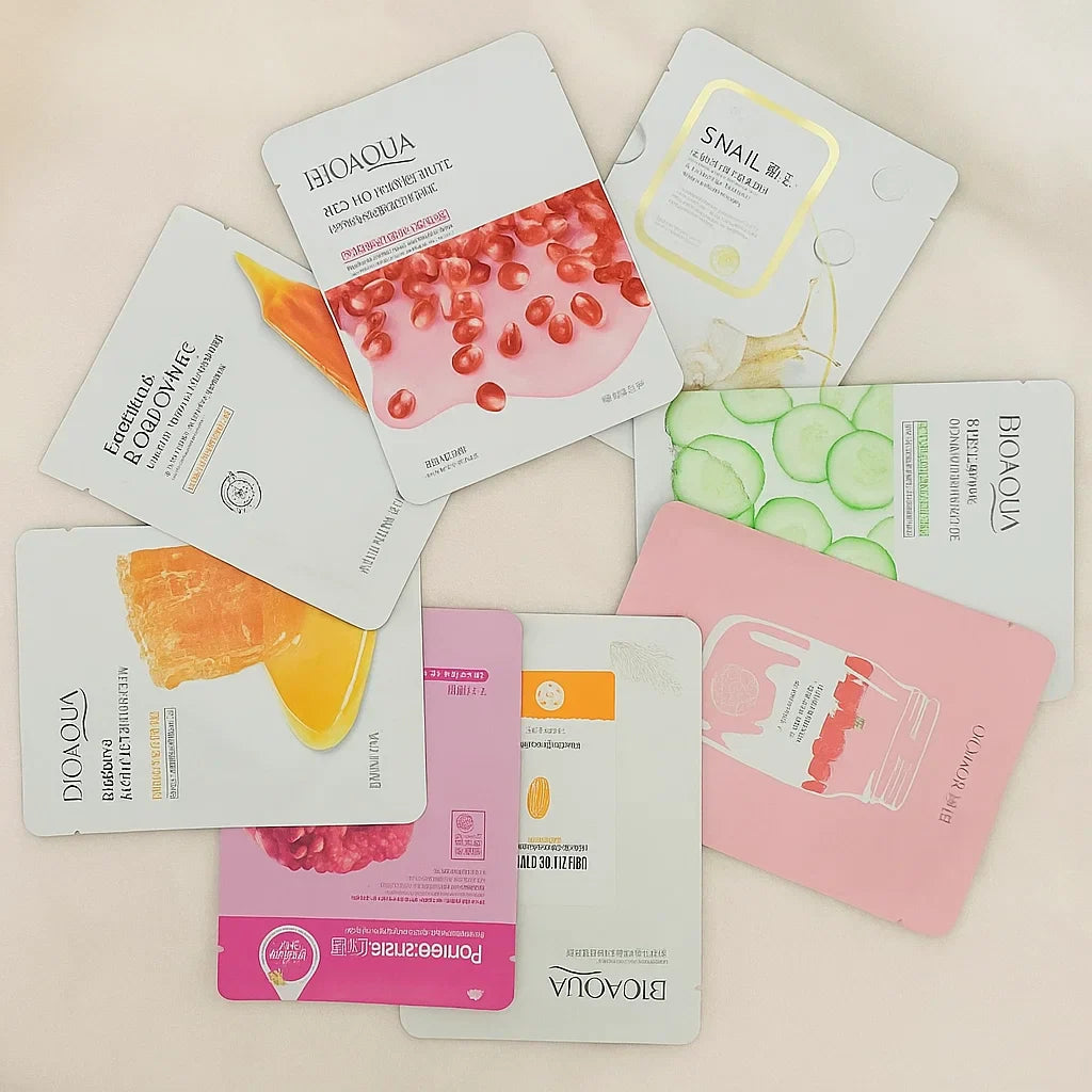 Moisturizing Face Sheet Masks - 10pcs | Premium Skincare & Beauty Products in Pakistan