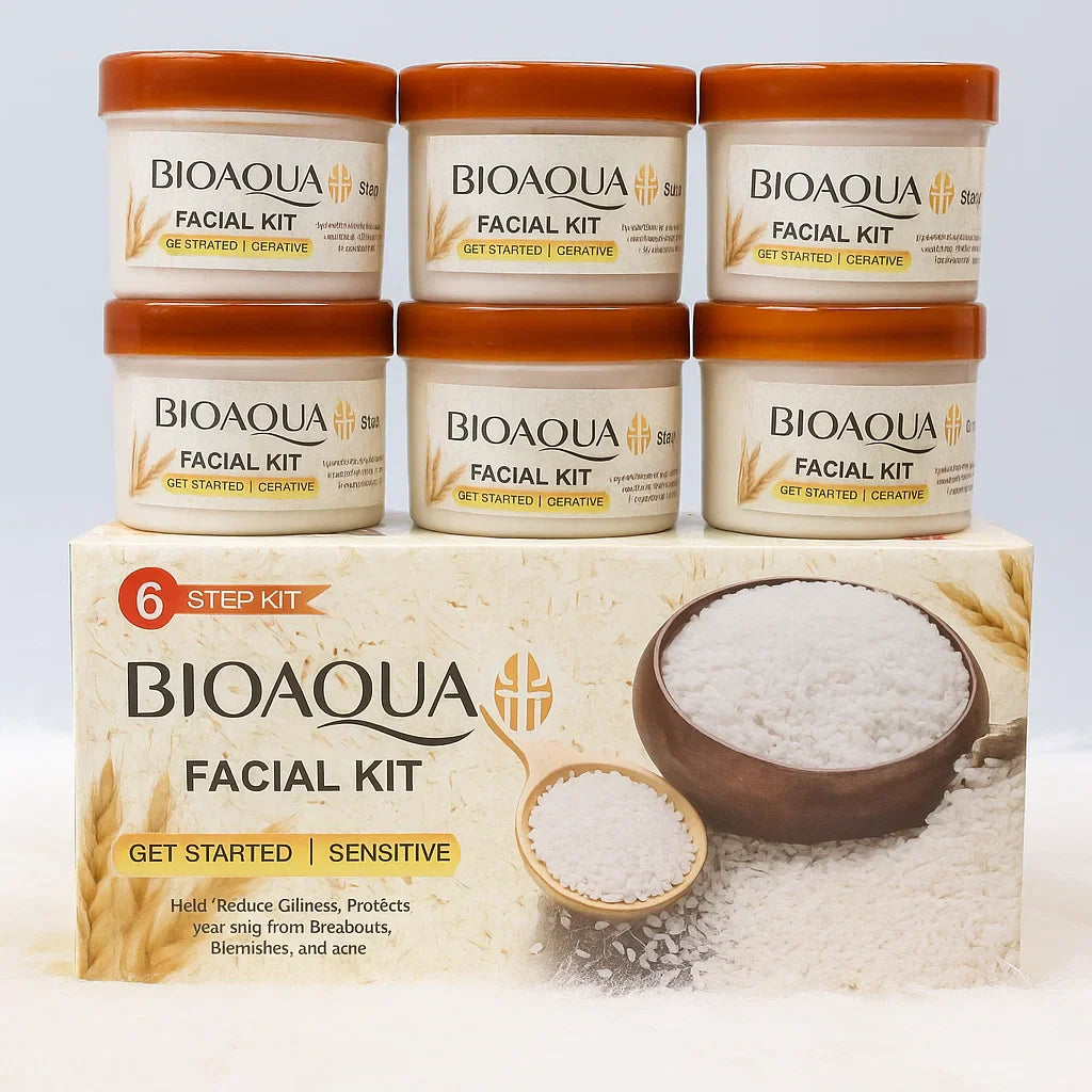 Bioaqua Whitening Rice Facial Kit – 6-Step Facial Set | Premium Skincare & Beauty Products in Pakistan