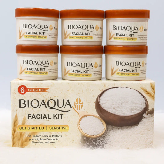 Bioaqua Whitening Rice Facial Kit – 6-Step Facial Set | Premium Skincare & Beauty Products in Pakistan