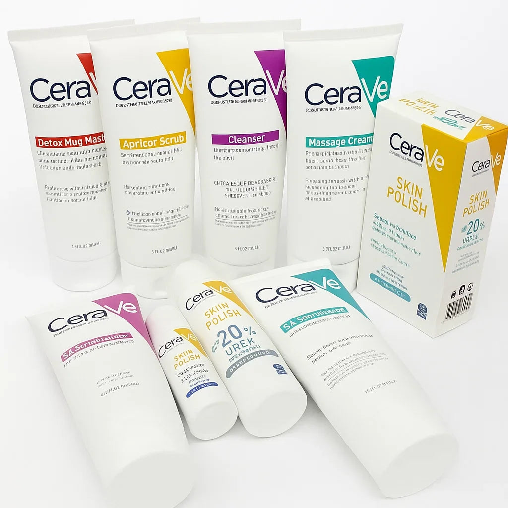 Cerave Full Facial Set with Skin Polish | Premium Skincare & Beauty Products in Pakistan