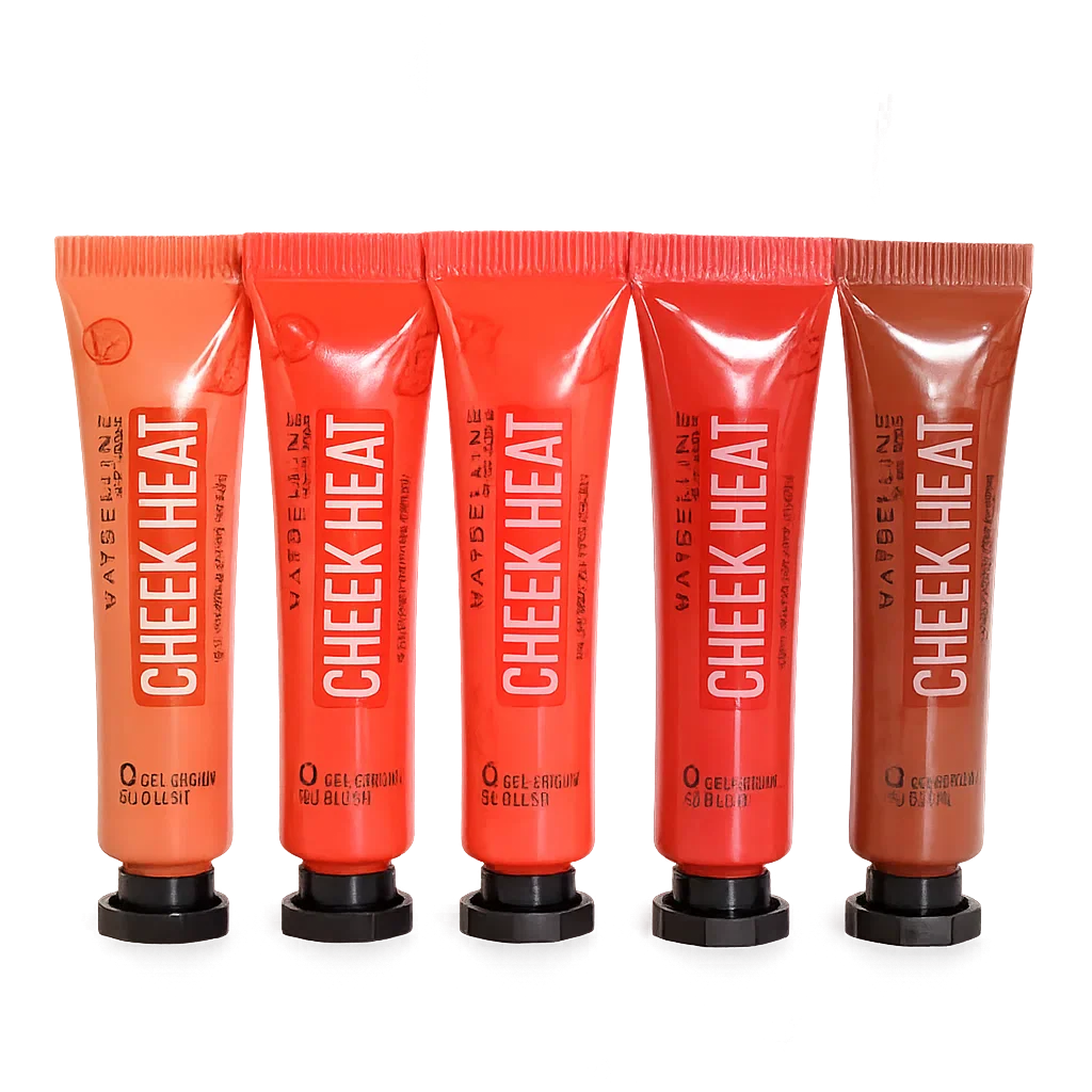 Original Warda Beauty Cheek Heat Liquid Blush-On - 6/Pcs Set