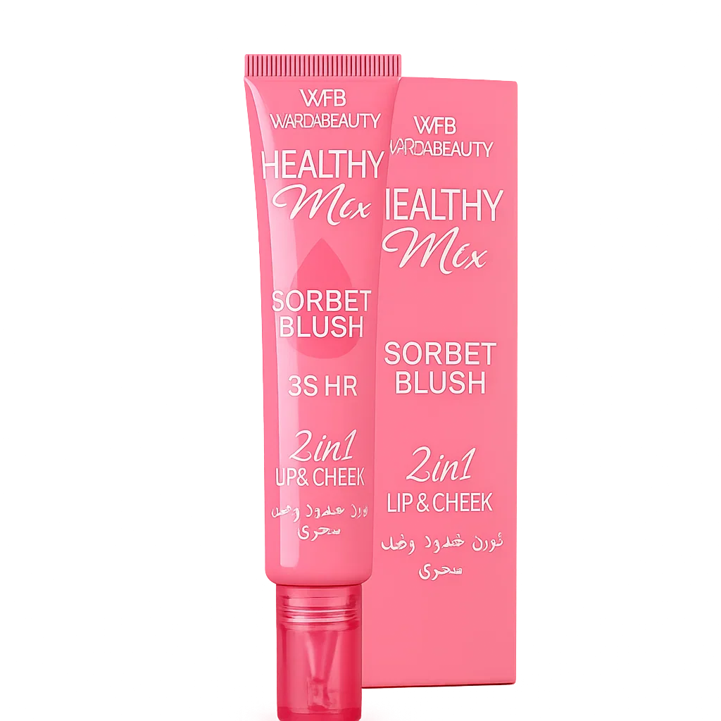 Warda Beauty 2 in 1 Sorbet Blush  For lip & Cheeks - 40ml