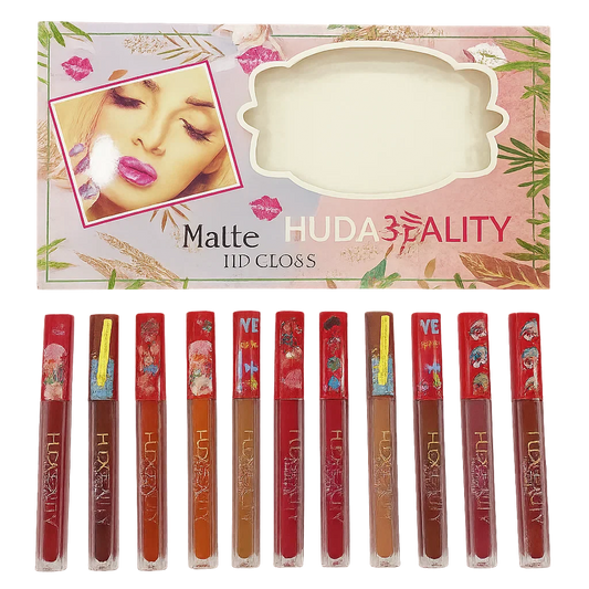 12 Pcs Huda Beauty Matte Liquid Lip Gloss