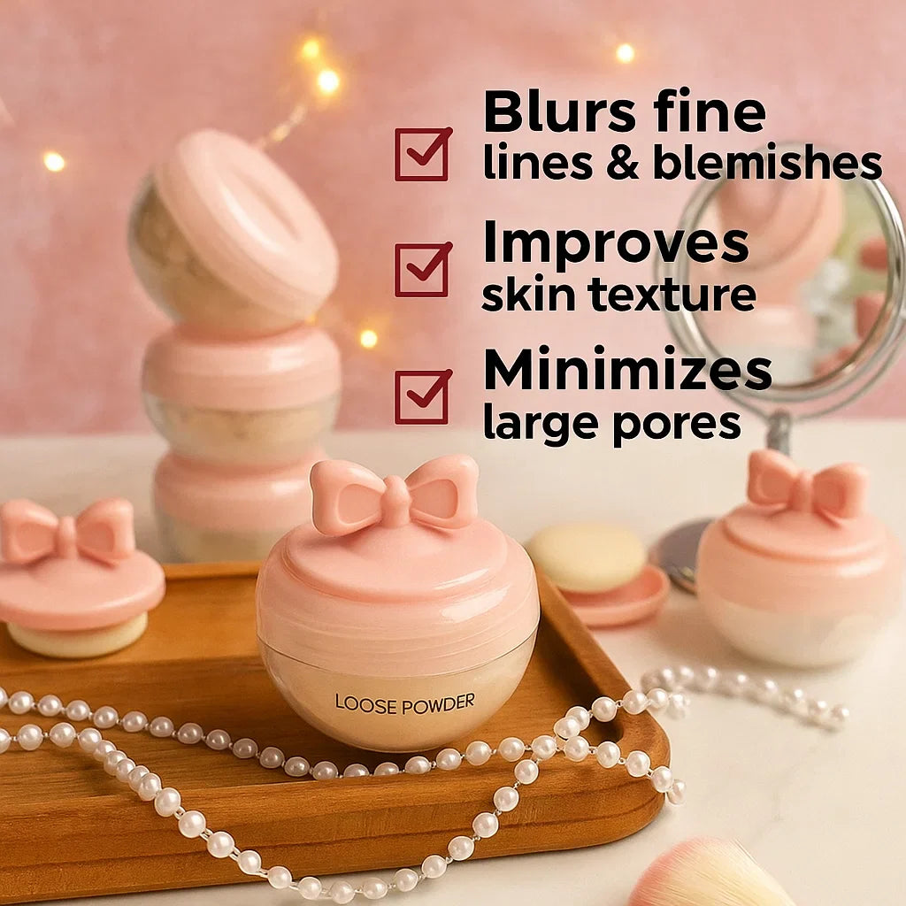 Hudamoji Bow Loose Face Powder