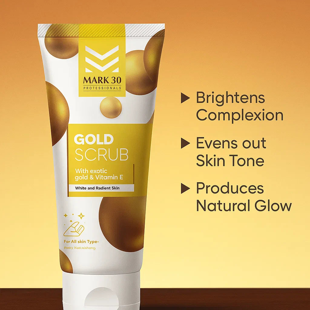 MARK-30 Gold Scrub – 100ml | Premium Skincare & Beauty Products in Pakistan
