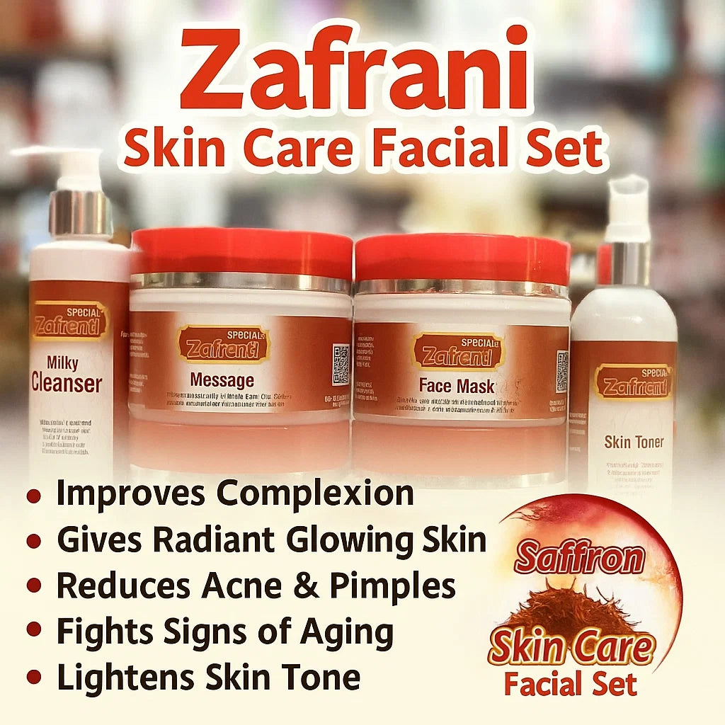 Zafrani Facial Kit – 6in1 Complete Skin Care Set - 300g Each | Premium Skincare & Beauty Products in Pakistan
