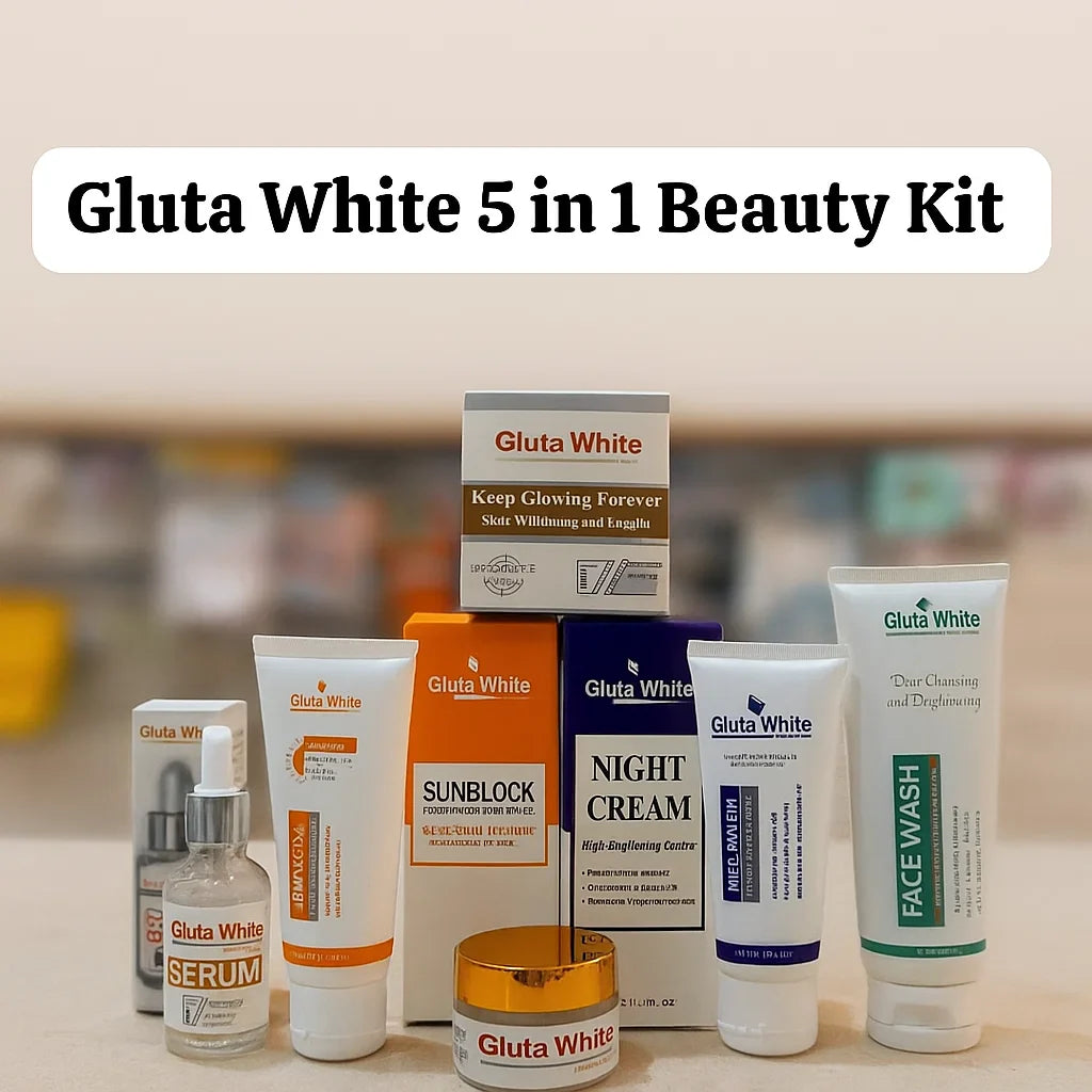 5-in-1 Gluta White Skincare Deal | Premium Skincare & Beauty Products in Pakistan
