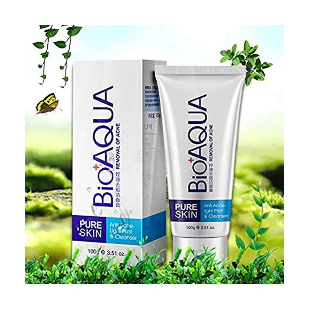 BIOAQUA Acne Treatment Facial Cleanser-100g | Premium Skincare & Beauty Products in Pakistan