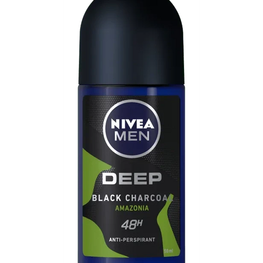 Nivea Men Deep Black Carbon Amazonia Roll on - 50ml