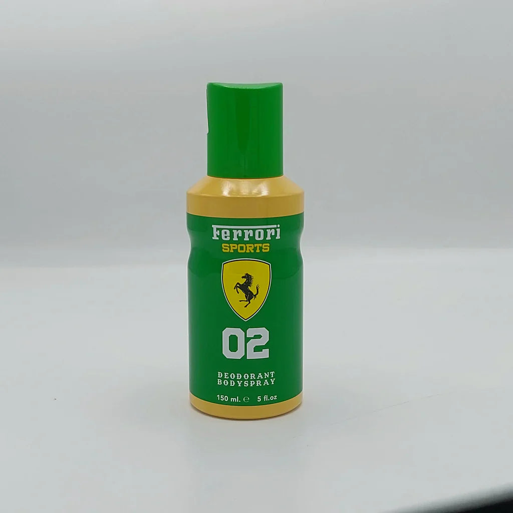 Ferrari Sports 02 Deodorant Body Spray – 150ml