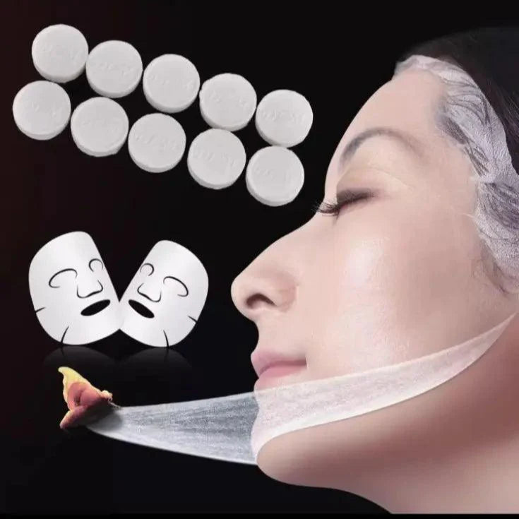 Bioaqua Compressed Facial Toffee Face Sheet Mask - 50 Pcs | Premium Skincare & Beauty Products in Pakistan