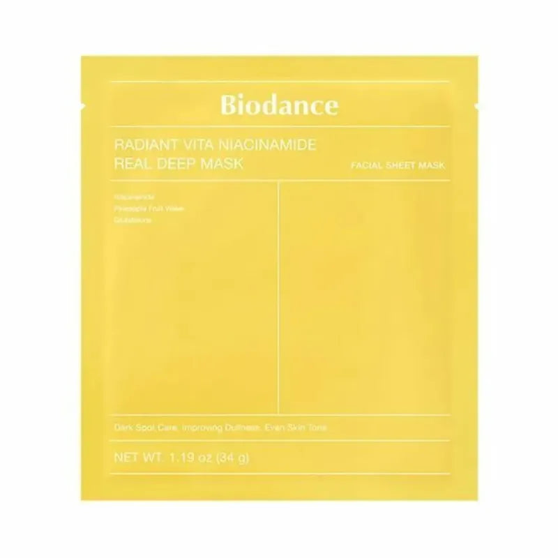 BIODANCE - Radiant Vita Niacinamide Real Deep Mask 34 g- Original | Premium Skincare & Beauty Products in Pakistan