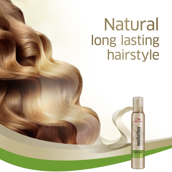 Wella Wellaflex Flexible Ultra Strong Hold Mousse