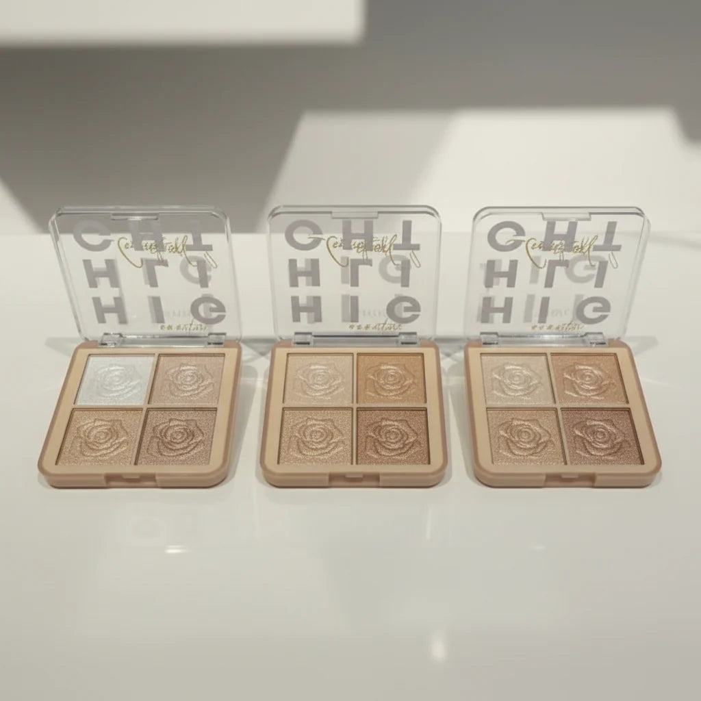 Anylady 4 Colors Celestial Highlighter Palette
