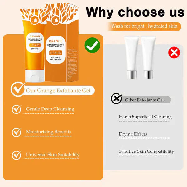 Orange Enzyme Exfoliating Gel | Premium Skincare & Beauty Products in Pakistan