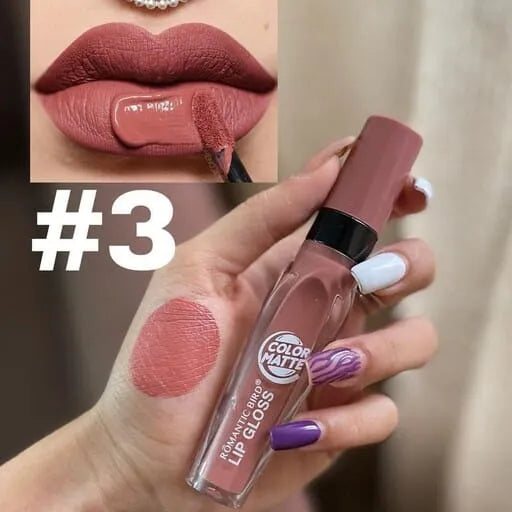 Romantic Bird Matte Lip Gloss Set