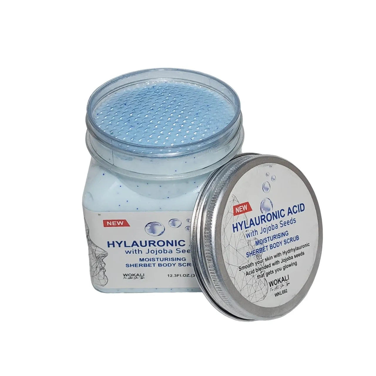 Wokali Hyaluronic Acid Scrub - 350ml | Premium Skincare & Beauty Products in Pakistan