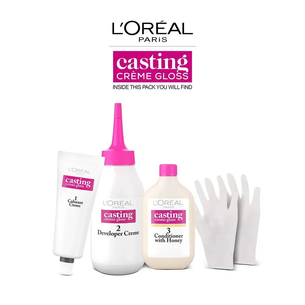 Casting Crème Gloss No Ammonia Hair Color, 535 Mahogany Golden Light Brown