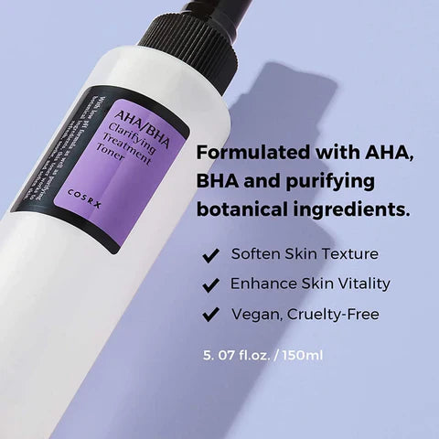 Cosrx AHA BHA Clarifying Treatment Toner - 150ml | Premium Skincare & Beauty Products in Pakistan