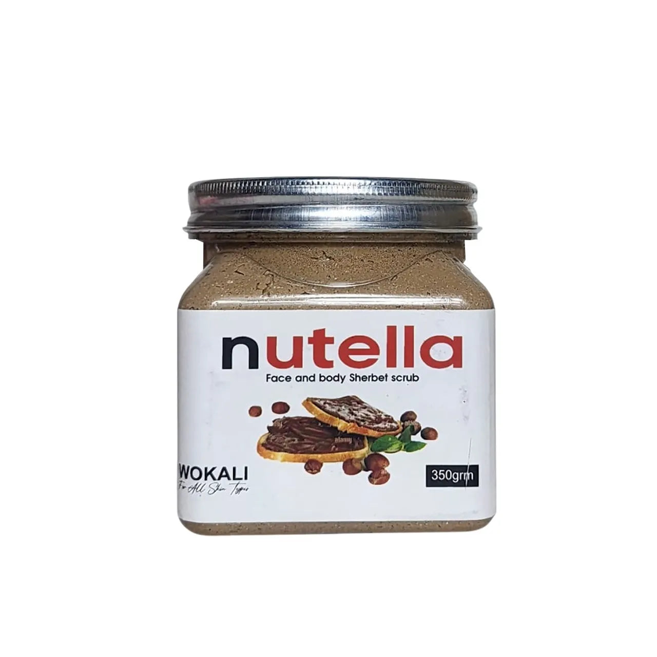 Wokali Nutella Face & Body Sherbet Scrub – 350ml | Premium Skincare & Beauty Products in Pakistan