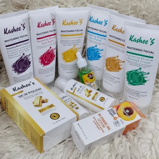 Kashee's Whitening Facial set - 200ml Each | Premium Skincare & Beauty Products in Pakistan
