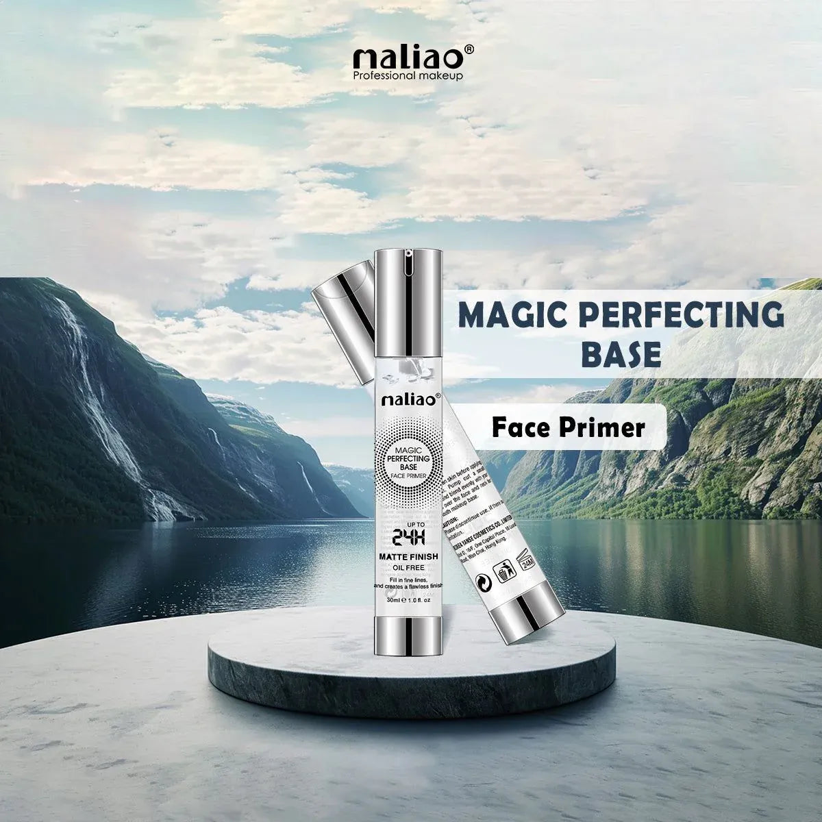 Maliao Matte Finish Face Primer Oil Free Upto 24H - 30ml