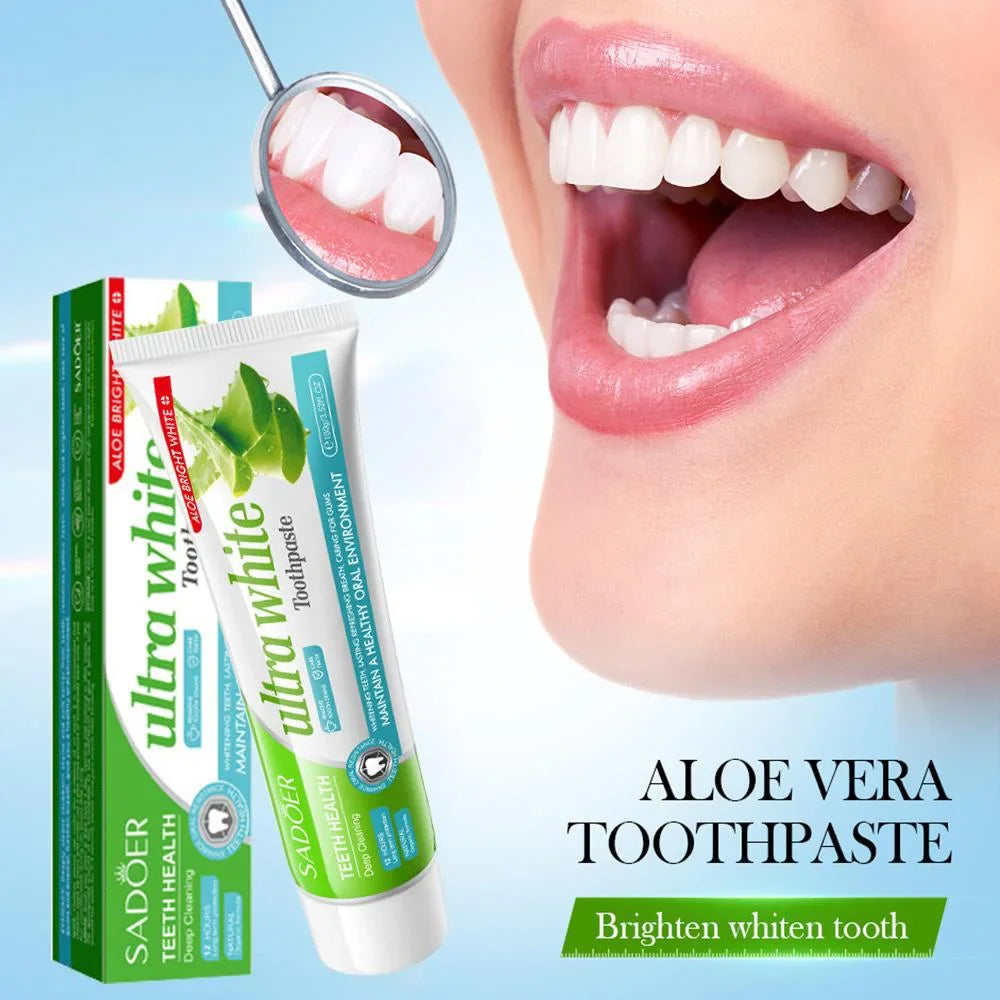 Sadoer Ultra White & Bright Aloevera Toothpaste - 100g