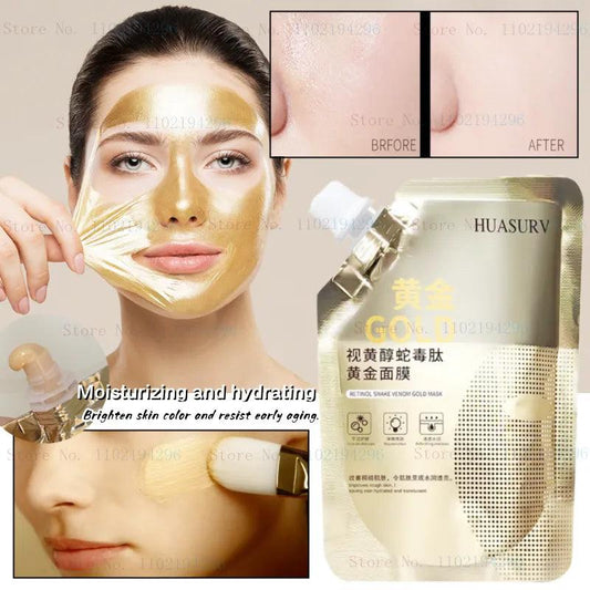 Gold Mask (100gram) Moisturizing Skin Care Clear Anti-aging Oil Control (LIMITED STOCK) | Premium Skincare & Beauty Products in Pakistan