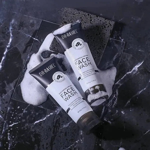 Dr.Rashel Black Charcoal Purifying Face Wash - 100g