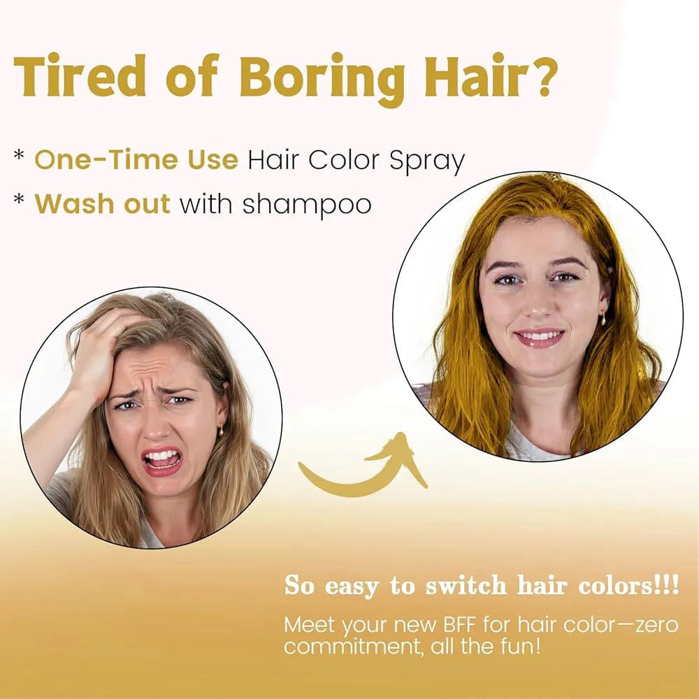 Imaj Mech Golden Hair Color Spary - 180ml