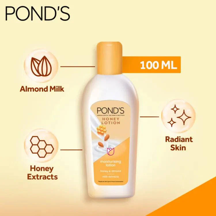 Pond's Honey & Almond Lotion - 100ml | Premium Skincare & Beauty Products in Pakistan