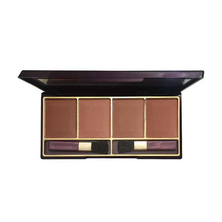 Glamorous Face 4 Color Contour & Bronzer Pallete (2 Groups)