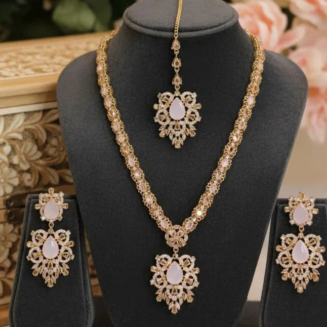 Zircon Necklace Set – Best Quality