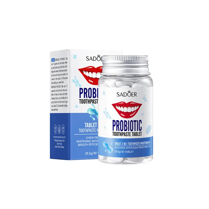 Sadoer 2 in 1 Solid Toothpaste Tablets -  28.5g