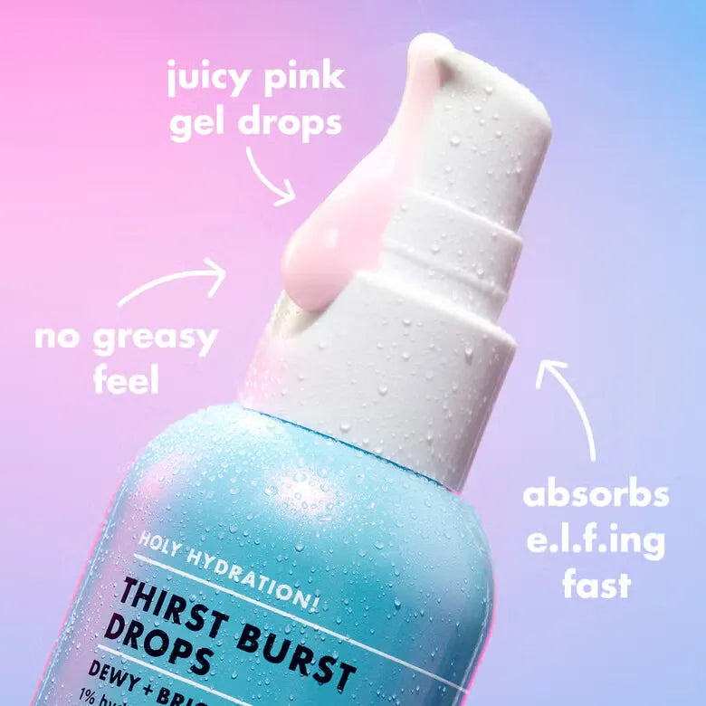 e.l.f. Skin Holy Hydration Thirst Burst Drops Dewy + Brightening - 30ml | Premium Skincare & Beauty Products in Pakistan