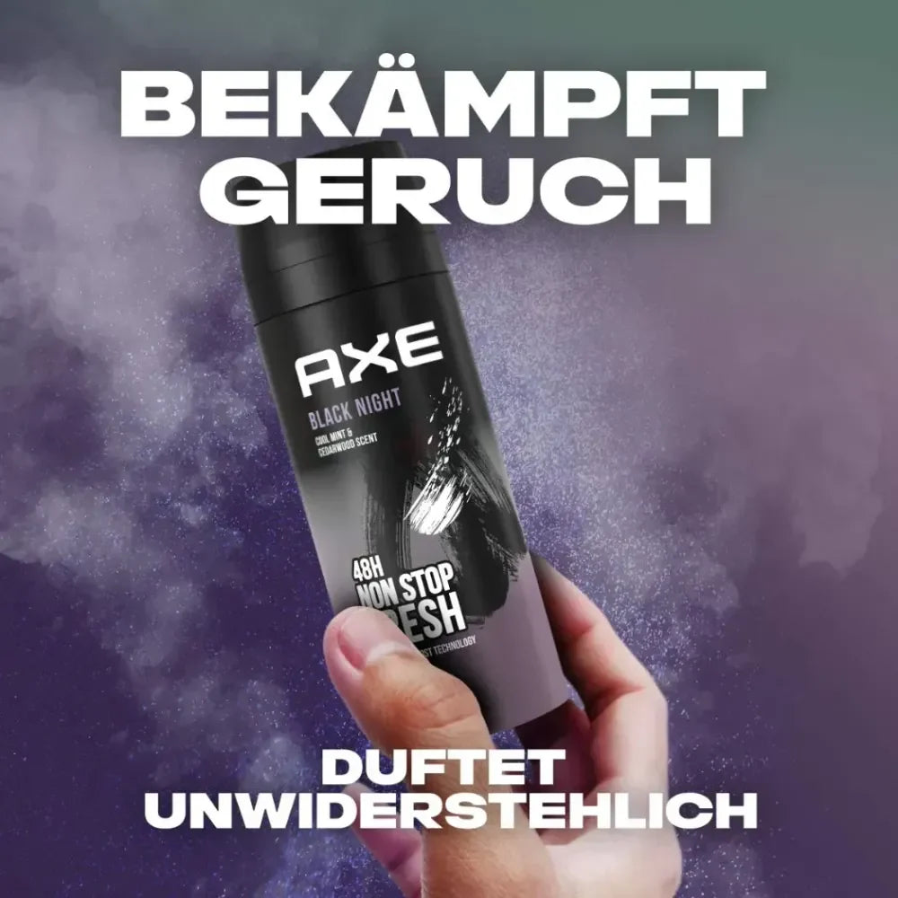 AXE Black Night – Black Caramel &amp; Vanilla Deodorant Body Spray (150ml)