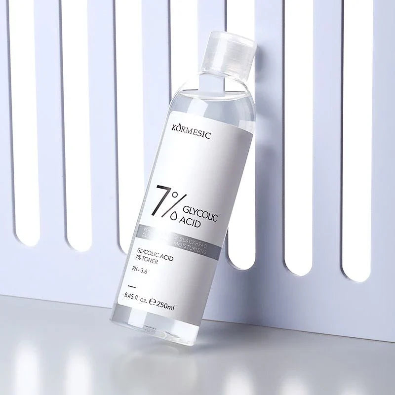 KORMESIC 7% Glycolic Acid Blackhead Remover Face Firming Moisturizing Toner - 250ml