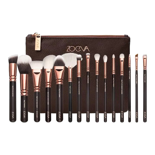 Zoeva Makeup Brushes With Pouch - 15Pcs