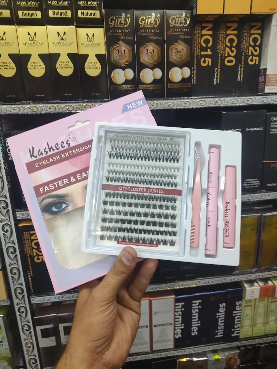 Kashee's permanent Eyelash  Extension Set