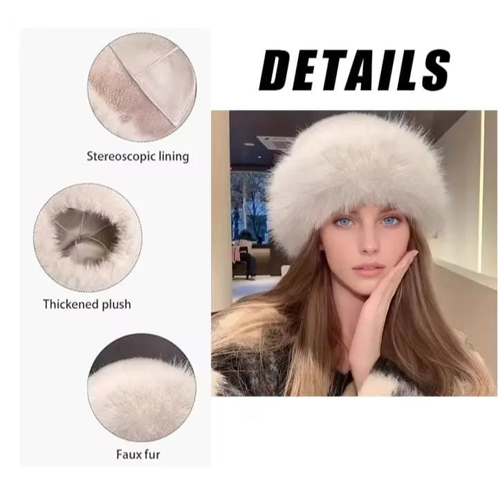 Fluffy Bucket Hat (Random Colour)