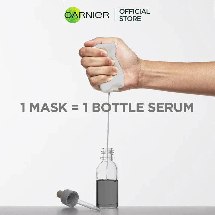 Garnier - Skin Active Pure Charcoal Black Tea Tissue Face Mask