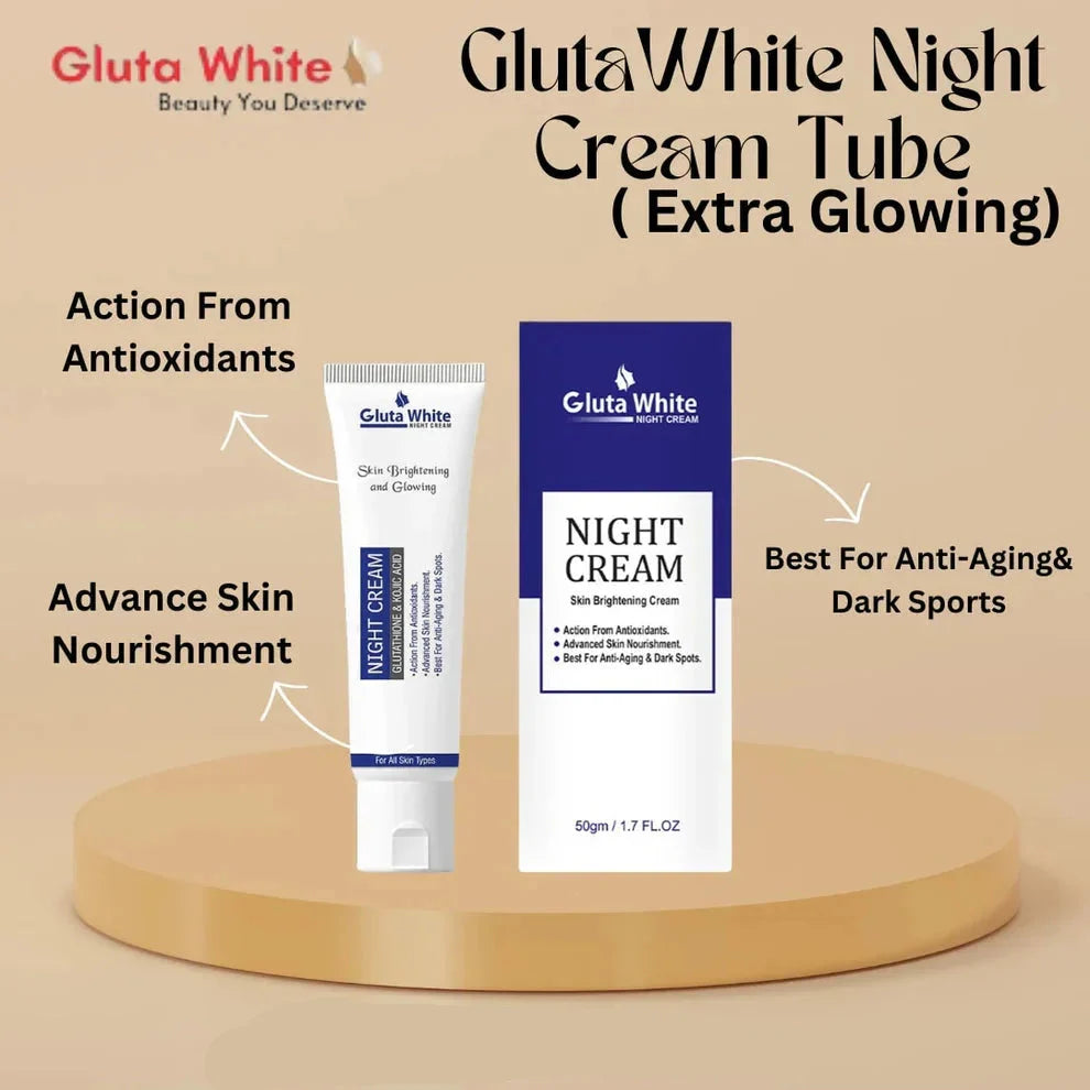 Gluta White Night Cream – 50gm | Premium Skincare & Beauty Products in Pakistan