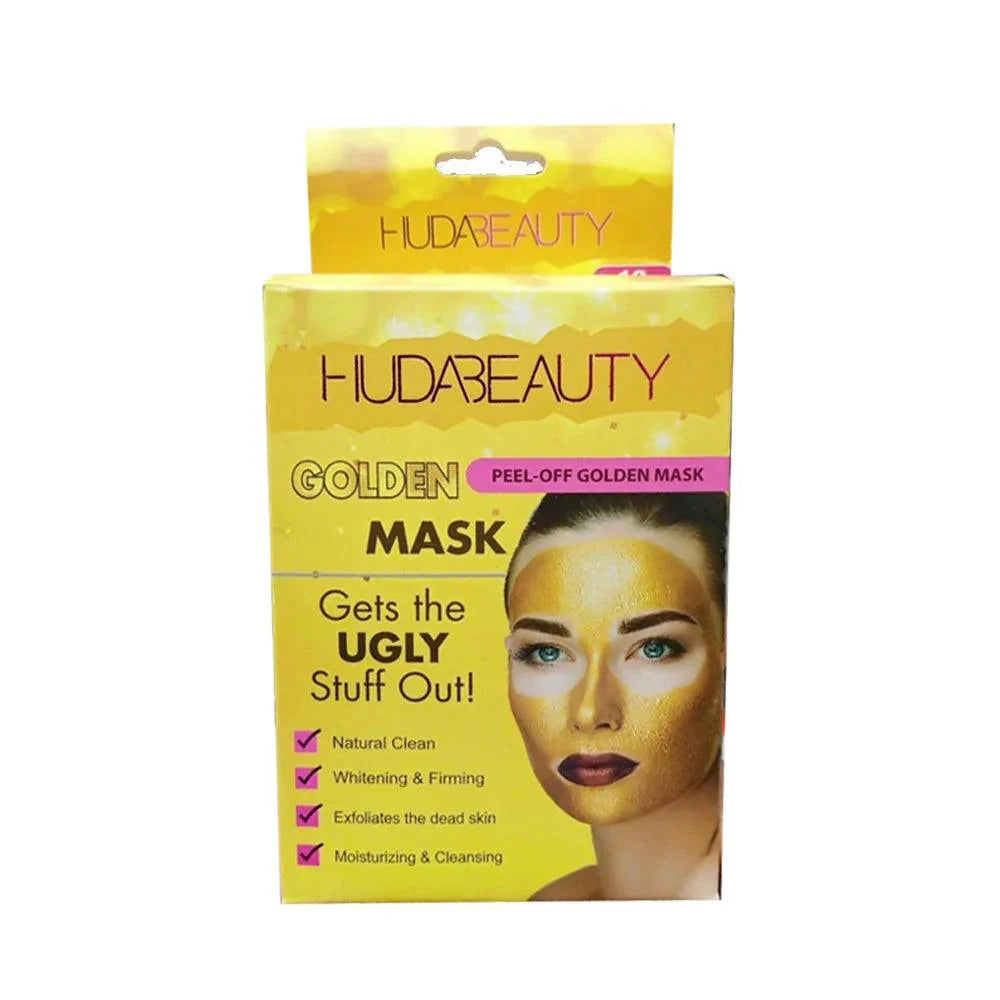 Huda Beauty Golden Mask - Pack of 10 | Premium Skincare & Beauty Products in Pakistan