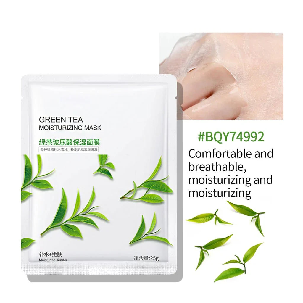 BIOAQUA Green Tea Moisturizing Face Sheet Mask | Premium Skincare & Beauty Products in Pakistan