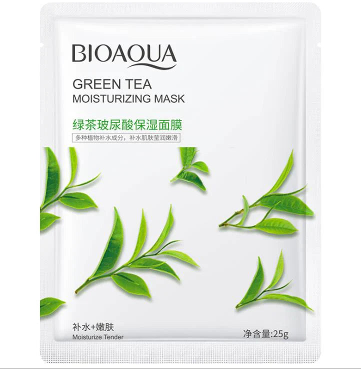 BIOAQUA Green Tea Moisturizing Face Sheet Mask | Premium Skincare & Beauty Products in Pakistan