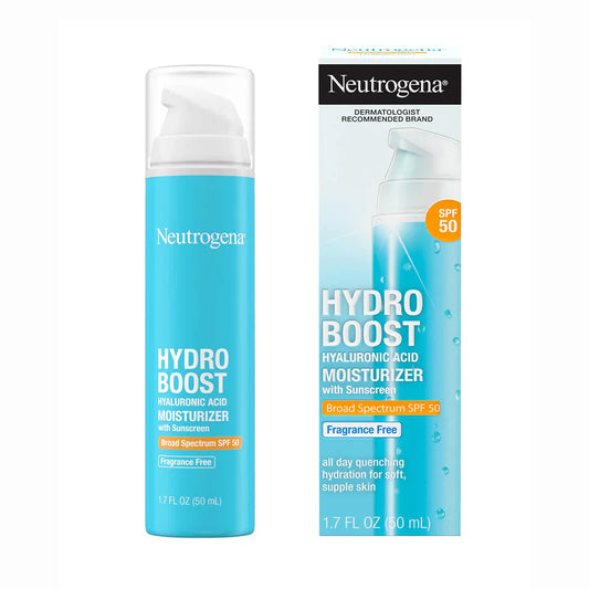 Neutrogena Hydro Boost Hyaluronic Acid Moisturizer SPF 50 - 50ml | Premium Skincare & Beauty Products in Pakistan