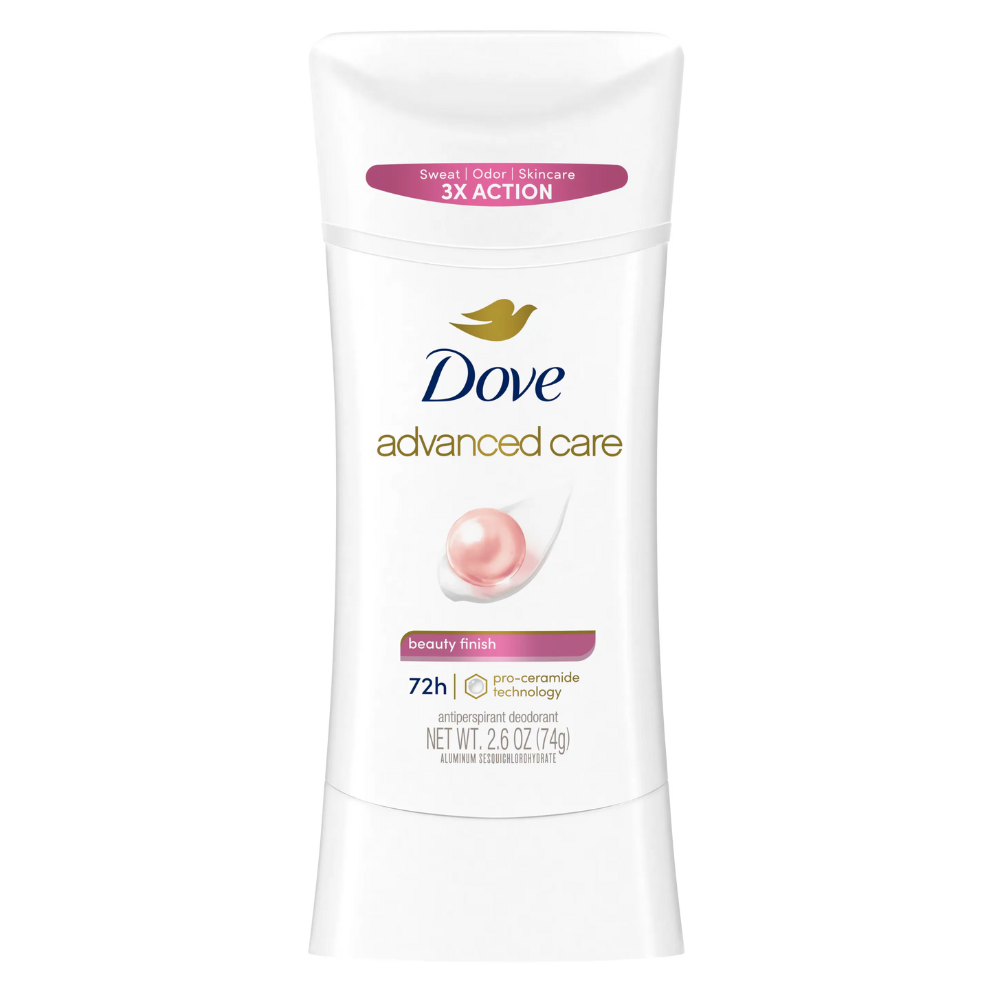 Dove Advanced Care Beauty Finish Antiperspirant Deodorant Stick 74g