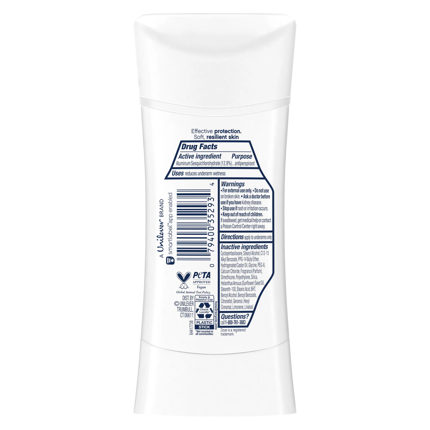 Dove Advanced Care Beauty Finish Antiperspirant Deodorant Stick 74g