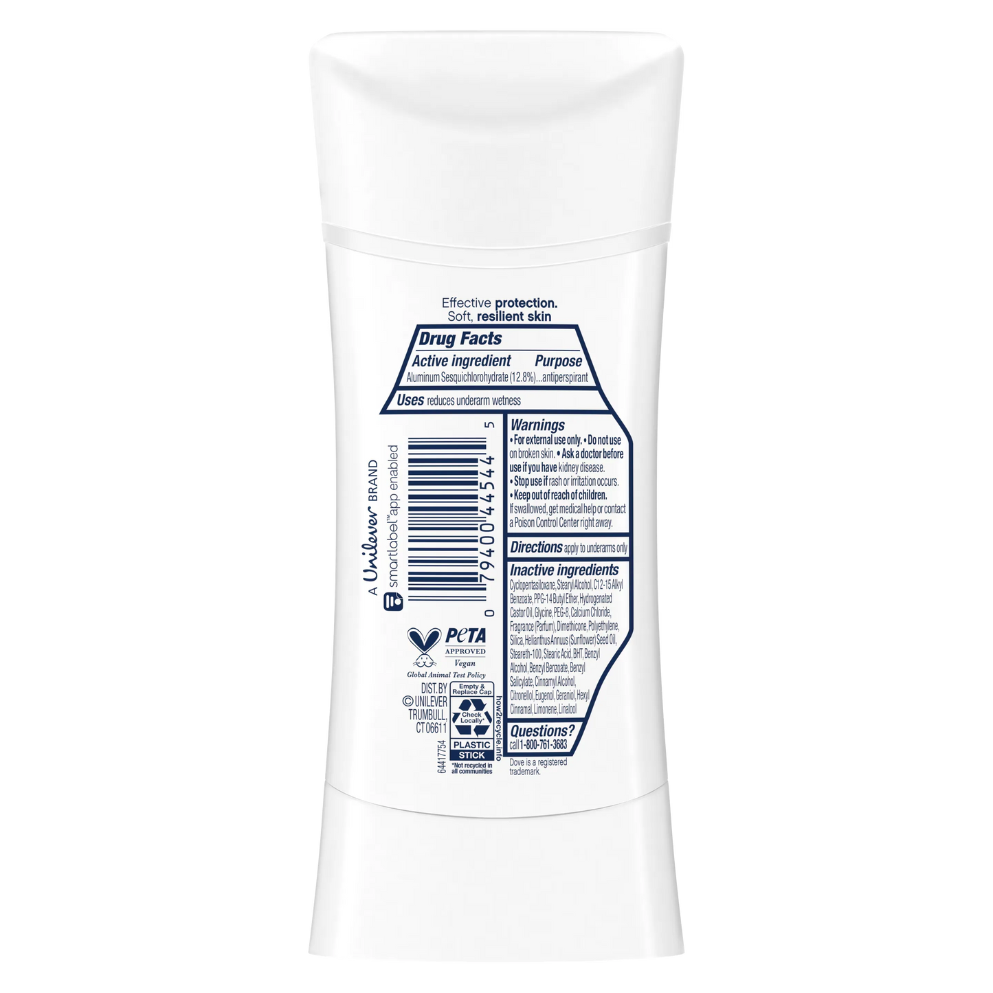 Dove Advanced Care Original Clean Antiperspirant Deodorant Stick 74g