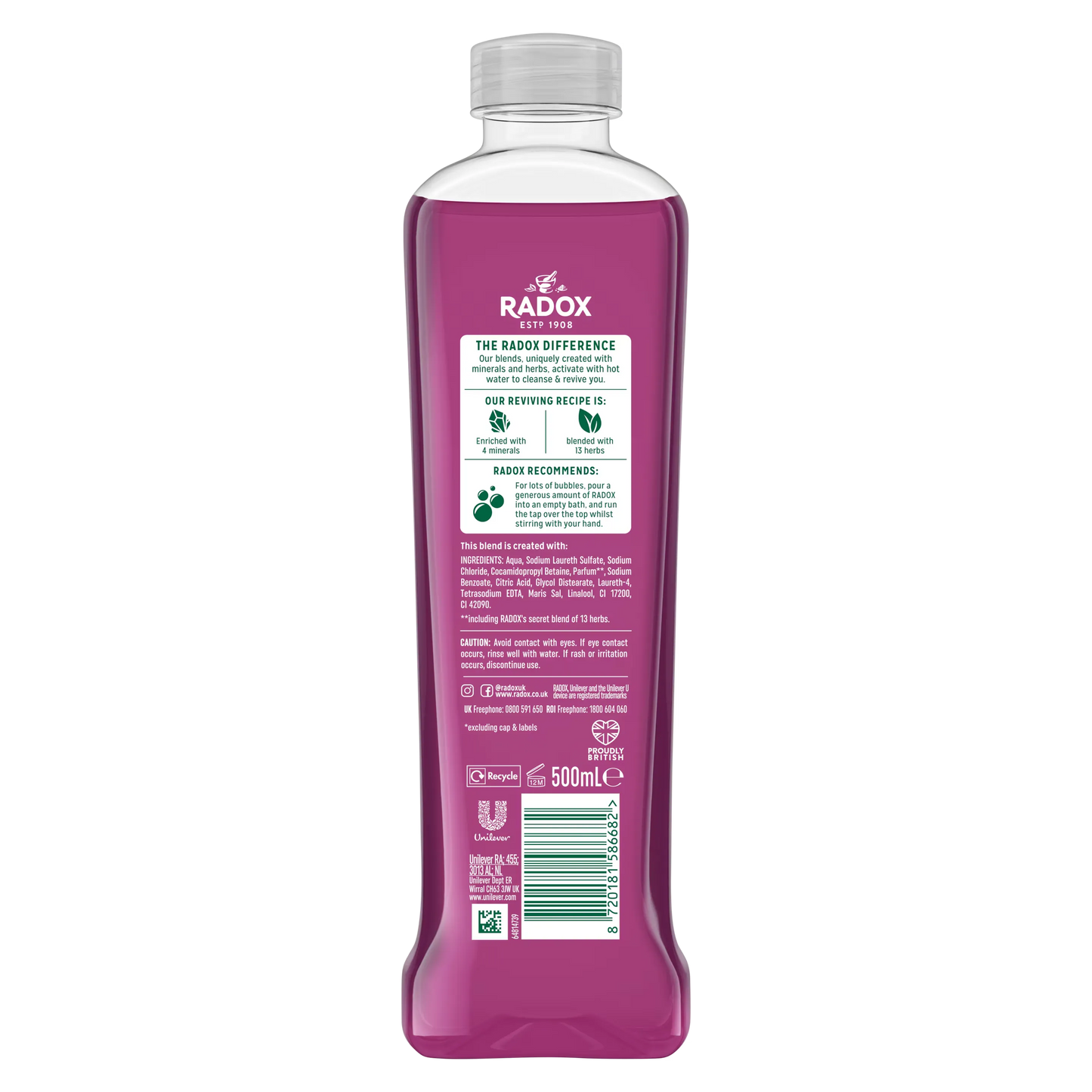 Radox Mineral Therapy Feel Revitalised Bath Soak - 500ml